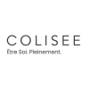 Logo avec le mot COLISEE en lettres majuscules noires au-dessus de la phrase française Être Soi. Pleinement. sur fond blanc.