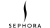 Le logo Sephora présente un symbole abstrait en forme de flamme noir et audacieux au-dessus du mot « SEPHORA » en lettres majuscules noires sur fond blanc.